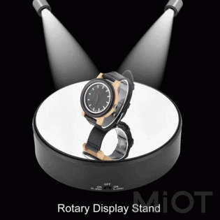 Выставочный вращающийся поворотный дисплей Metal Time Rotating 360 display RTDSPL-1