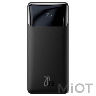 Універсальна батарея Baseus Bipow Digital Display Power bank 20000 mAh 20W Black (PPDML-M01)