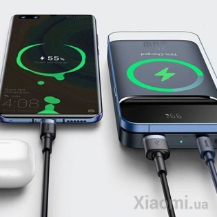Универсальная батарея Baseus Magnetic Wireless Quick Charging 20W 10000мАч, Blue (PPMT-03)