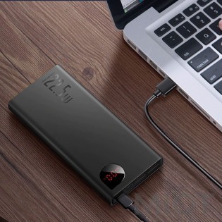 Універсальна батарея Baseus Adaman Metal Digital Display PD3.0+QC3.0 22.5W 10000mAh Black (PPAD000001)