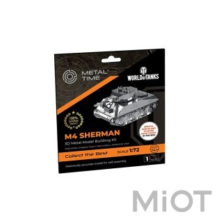 Модель танка конструктор від Metal Time World of Tanks M4 Sherman MT070