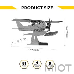 Гидроплан конструктор для сборки Metal Time Breeze Drifter MT003