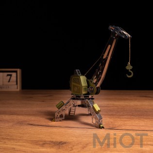 Модель подъемный кран Mighty Machine Metal-Time MT055
