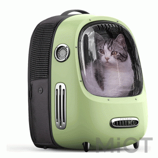 Рюкзак для переноски кошек Xiaomi Breezy Smart Cat Carrier Green P7701