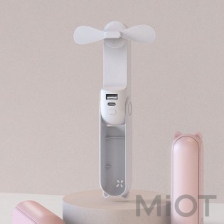 Багатофункціональний міні-вентилятор Xiaomi Guarding Pink XD-ZDXFS01