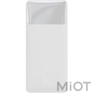 Зовнішній акумулятор (Power Bank) Baseus Bipow Digital Display 20000 mAh 15W White (PPDML-J02/PPBD20)