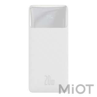 Зовнішній акумулятор (Power Bank) Baseus Bipow Digital Display 10000 mAh 20W White (PPBD050502)(PPDML-L02)