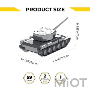 Модель танка конструктор T-44 Metal-Time MT072