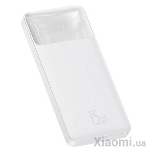 Внешний аккумулятор (Power Bank) Baseus Bipow Overseas 15W 10000mAh White (PPBD050002/PPBD10)