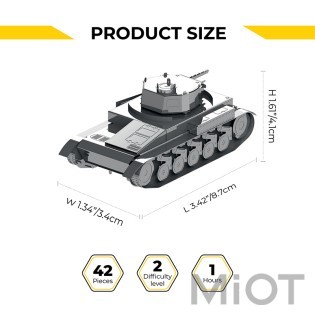 Модель танка конструктор Metal Time Pz.Kpfw. II Metal-Time MT060