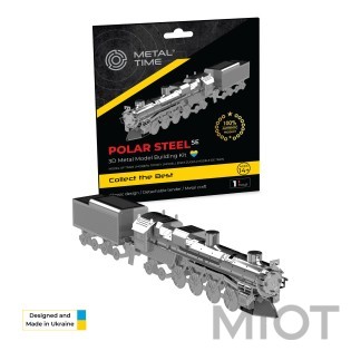 Потяг до складання Полярна сталь Polar Steel SE Metal-Time Train MT082