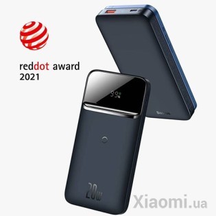 Универсальная батарея Baseus Magnetic Wireless Quick Charging 20W 10000мАч, Blue (PPMT-03)
