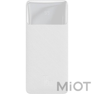 Зовнішній акумулятор (Power Bank) Baseus Bipow Overseas 10000 mAh 15W White (PPBD050002/PPBD10)