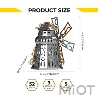Млин електронний конструктор Mysterious Mill Metal-Time MT054