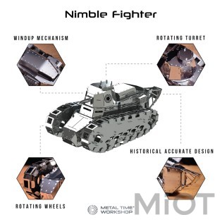 Механічний танк World of Tanks Renault FT-17 Nimble Fighter Metal-Time MT010