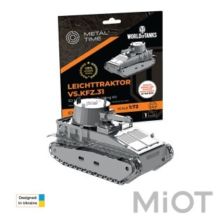 Модель танка конструктор від Metal Time World of Tanks Leichttraktor Vs.Kfz.31 MT063