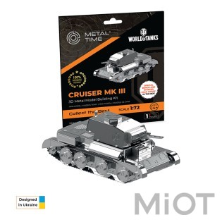 Конструктор танка від Metal Time World of Tanks Cruiser Mk III MT064
