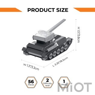 Танк конструктор World of Tanks AMX-13/75 MT068 Metal-Time