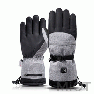 Рукавиці з підігрівом Yijia size L Gray