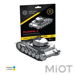 Модель танка конструктор Metal Time Pz.Kpfw. II Metal-Time MT060