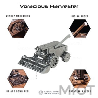 Конструктор комбайна механіка Voracious Harvester Metal-Time MT026
