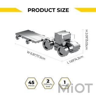 Трактор Слобожанець модель-конструктор Tractor Slobozhanets Metal-Time MT074