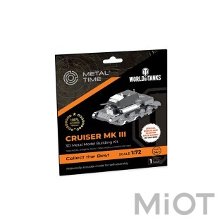 Конструктор танка від Metal Time World of Tanks Cruiser Mk III MT064