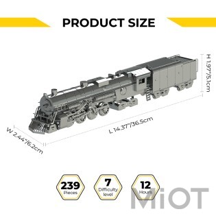 Поезд Полярный экспресс конструктор Metal-Time Polar Steel MT052ST