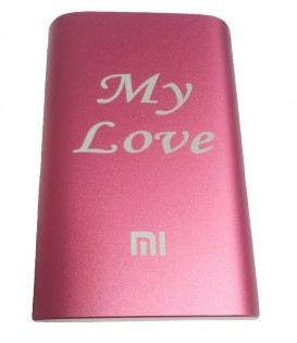 Универсальная батарея Xiaomi Mi Power bank 10000mAh Red My Love