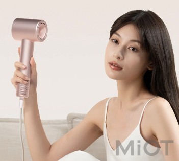 Фен для волосся Xiaomi DOCO High Speed Hair Dryer Pink H900 TURBO