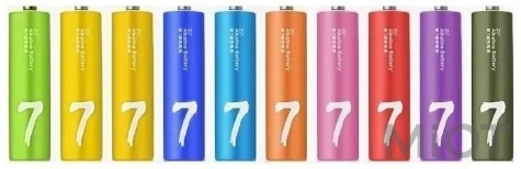 Батарейки Xiaomi CUKTECH AAA rainbow alkaline battery (24 шт) B09