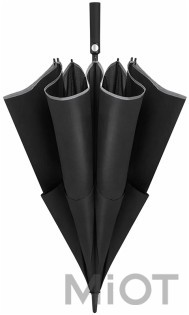 Парасолька Xiaomi NINETYGO Double-layer Windproof Golf Automatic Umbrella Black (6941413217156)