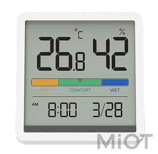 Цифровий гігрометр Xiaomi Miiiw Temperature Humidity Clock White S210 (MW22S06)