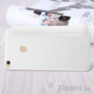 Чехол книжка Nillkin Sparkle Series для Xiaomi Mi Max 2 White