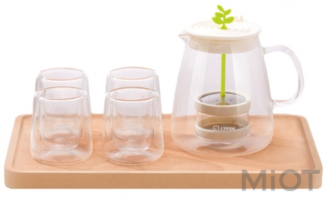 Набір для чаю Xiaomi 17PIN Tea Fun Pot Set Чайник 800ml + склянки 4 * 95ml