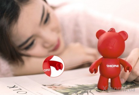 Брелок Xiaomi 1MORE Bear Earphone Stand Red