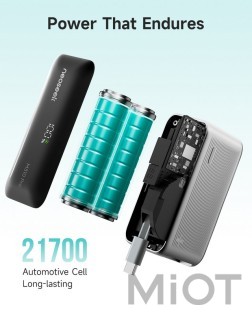Внешний аккумулятор Xiaomi Neoseek Digital Display Fast-Charging Power Bank M310 Pro 45W 10000mAh Titanium Gray (iPB1045)