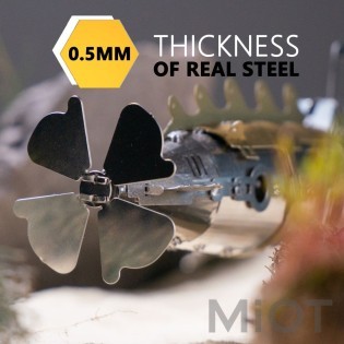 Підводний човен модель-конструктор від Metal Time Elusive Nautilus MT045