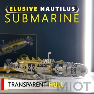 Підводний човен модель-конструктор від Metal Time Elusive Nautilus MT045