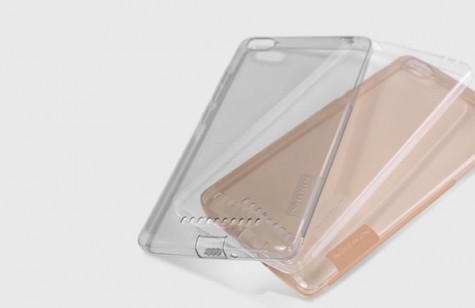 Чохол бампер силіконовий Xiaomi Nillkin Transparent bumper Gold  для Mi4i/c  та Mi4i