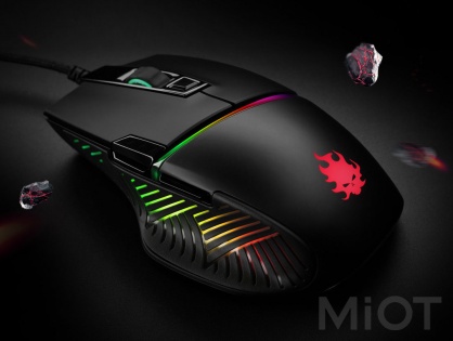 Мишка Xiaomi Blasoul Y720 Lite 1000GHz 7200DPI RGB Black