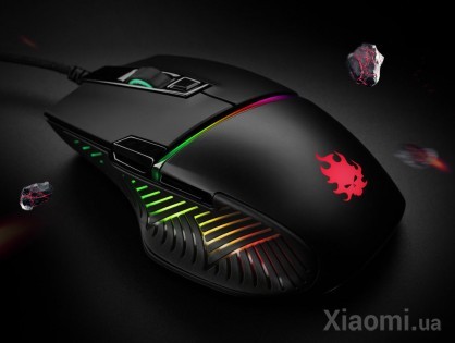 Мышь Xiaomi Blasoul Y720 Lite 1000GHz 7200DPI RGB Black