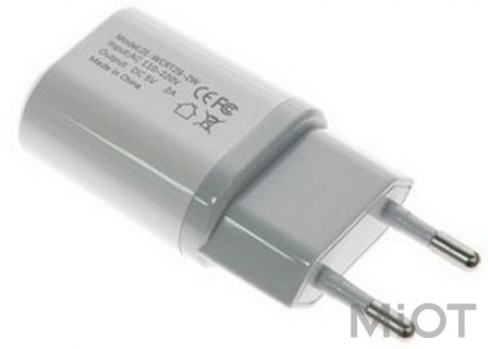 Мережевий зарядний пристрій 2E USB Wall Charger 2A White