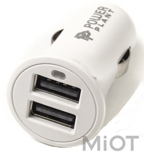 Автомобільний зарядний пристрій 2xUSB: PDA, MP3, AUTO; 3.1A (DV00DV5036)