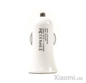 Автомобильное зарядное устройство 2xUSB: PDA, MP3, AUTO; 3.1A (DV00DV5036)