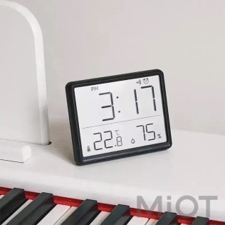 Термогігрометр Xiaomi YIDA Time 8218 Black
