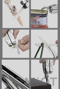 Мультитул Xiaomi NexTool Flagship Сaptain Multifunctional Knife Silver (NE20214)