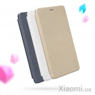 Чехол книжка Nillkin Sparkle Series для Xiaomi Mi Max 2 White