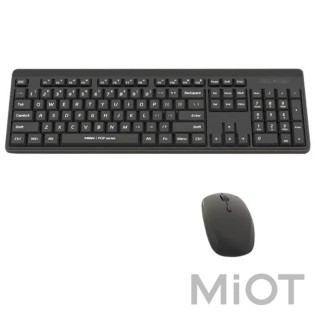 Комплект беспроводные клавиатура+мышь Xiaomi MIIIW POP B1040 Black (MW23PB01)