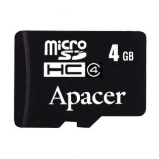 Карта пам’яті Xiaomi Apacer MicroSDHC 4Гб (Class 4) AP4GMCSH4-RA